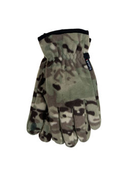 Утеплённые мужские перчатки мультицвет