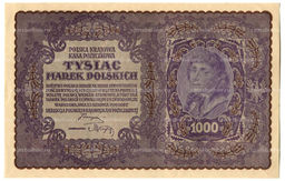 Банкнота 1000 марок 1919 года Польша