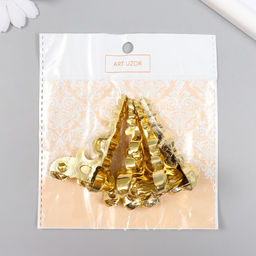 Цена за 8 шт. Уголок (ножка) для шкатулки «Фигурная», 6.2×4 см