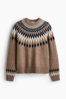 Jersey en punto jacquard