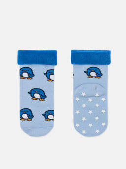 Цена за 2 пары. Носки Теплые CONTE-KIDS SOF-TIKI Махровые носки с отворотом и антискользящей стопой - Conte elegant фото 4