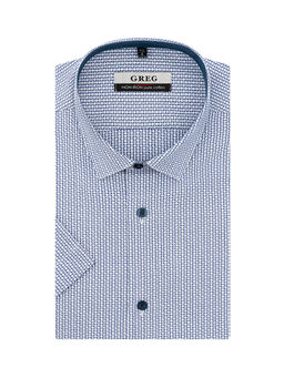 Сорочка мужская короткий рукав GREG 213/201/8714/Z/1  фото 2