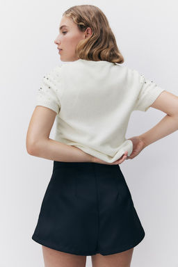 Top en punto fino con detalles decorativos - H&m фото 3