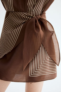 Short tie-detail dress - H&m фото 5