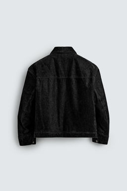 RELAXED FIT VELOUR JACKET - Zara фото 6