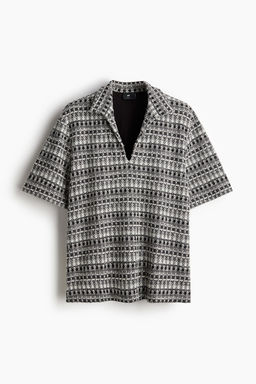 Polo de tweed Loose Fit - H&m фото 6