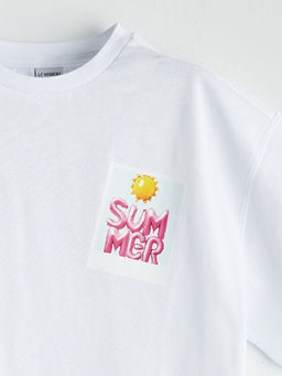 Bisiklet Yaka K?z ?ocuk Ti??rt