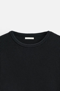 TEXTURED SWEATER WITH BUTTONS - Zara фото 7