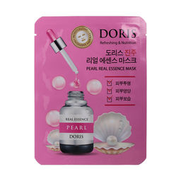 Doris Pearl Real Essence Mask - Тканевая маска для лица c экстрактом жемчуга, 25 мл