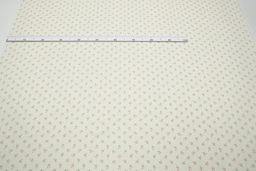 Муслин двухслойный с эф.жатости Розовые тюльпанчики цв.сливочный, ш.1.4м, хл-100%, 125гр/м.кв - Купава фото 6