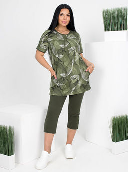 Костюм Марго (зеленый/зеленый)