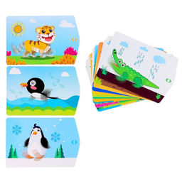 Набор для визуальных опытов Динамические фигуры 16 карточек - Simaland фото 2