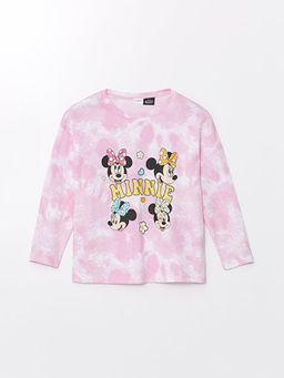 Bisiklet Yaka Minnie Mouse Bask?l? Uzun Kollu K?z ?ocuk Pijama Tak?m? - Waikiki фото 2