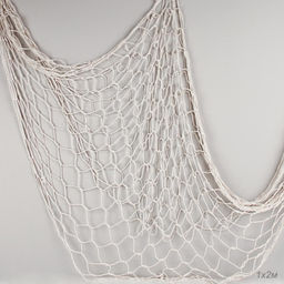 Цена за 1 шт. Сеть декоративная 1х2 м белая / W330 /уп 100/без ракушек