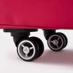 Сумка дорожная 18 на колёсах, отдел на молнии, наружный карман, цвет розовый - Simaland фото 3