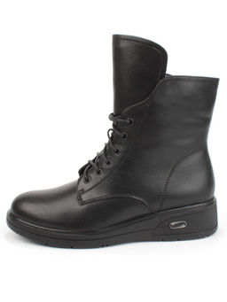 04-M3-830 BLACK Ботинки зимние женские (натуральная кожа, натуральный мех) - Фабричный китай фото 11