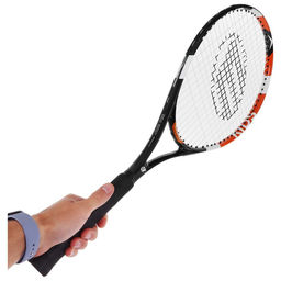 Ракетка для большого тенниса детская BOSHIKA EXPERT KIDS, алюминий, графит, 26''  фото 3