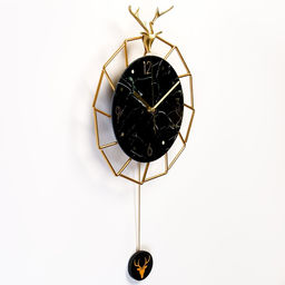 Часы настенные, серия: Маятник, «Олень», плавный ход, 30×54 см