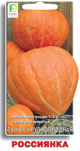 Тыква крупноплодная Россиянка (ЦВ) 10шт. - Поиск фото 2