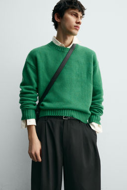 JERSEY 100% LANA / Verde - Zara фото 6