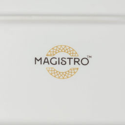 Блюдо Magistro Hypnose, 27×16.5×2 см, прямоугольное, фарфор, белое