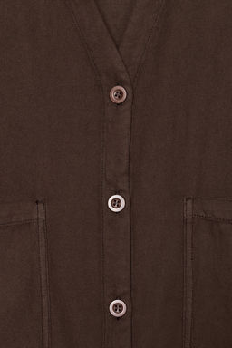 RELAXED SHIRT ZW COLLECTION - Zara фото 12
