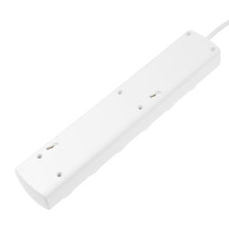 Сетевой фильтр Luazon Lighting, 5 розеток, 5 м, 2200 Вт, 3х0.75 мм2, 10 A, 220 В, c предохранителем, белый