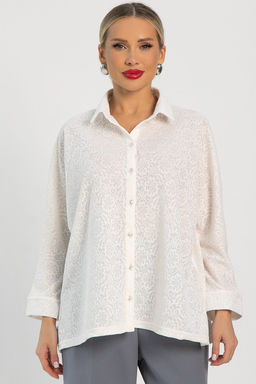 Рубашка кружевная Маринара (белая) Б14252-10М - Lt collection фото 7