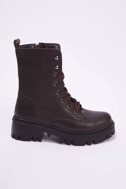 Trendyolmilla Shoes Siyah Fermuar ve Bagc?k Detayl? Kad?n Postal Bot TAKAW25BO00025  фото 3