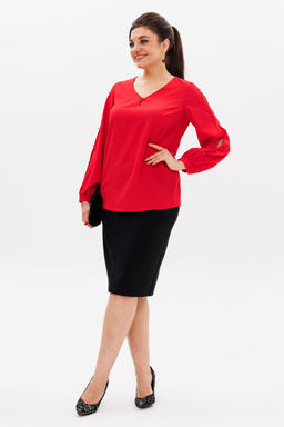 Блуза ANELLI 1377 алая роза