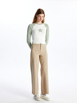 Wideleg Kad?n Jean Pantolon