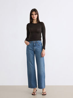 Baggy Fit Kad?n Jean Pantolon