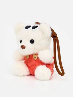 Мягкая игрушка на подвесе «Мишка в очках» 12 см