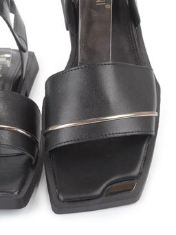 08-PEY183-3 BLACK Босоножки женские (натуральная кожа) - Фабричный китай фото 8