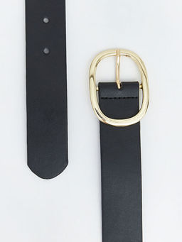 Deri G?r?n?ml? Kad?n Kemer