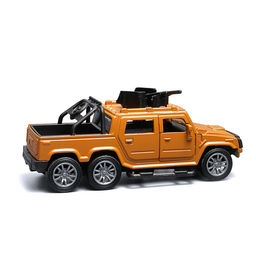 Жёлтая инерционная машинка вид G die-cast , 1:32