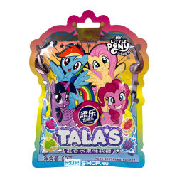 Жевательный мармелад с фруктовым соком Микс фруктов My Little Pony Talas, Китай, 60 г Акция