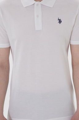 Erkek Regular Fit Polo Yaka Beyaz Basic Ti__rt Sepette S_rpriz _ndirim - U.s. polo assn фото 13