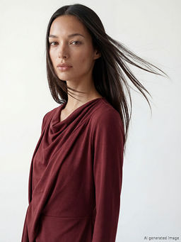 D?k?ml? Yaka B?zg?l? Bluz