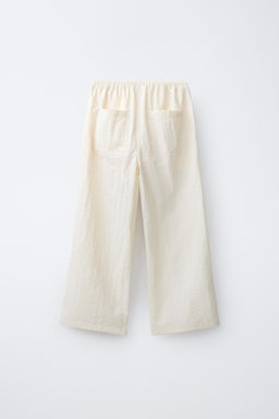 PANTAL?N WIDE LEG NYLON / Mantequilla - Zara фото 2