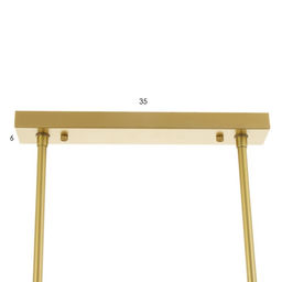 Светильник «Герда» 3хЕ27 40 Вт золото 78×31×33-90 см BayerLux