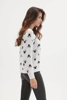 CONTE Джемпер женский LDK 080 classic white-black