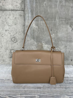 Женская кожаная сумка-портфель 8399-3 Бежевый - Sergio valentini фото 2