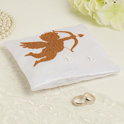 Подушечка для колец Амур, бело-золотая - Simaland фото 3