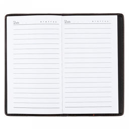 Ежедневник недатированный 9,7х17,3см, 96 листов в линейку, сшитый внутренний блок, обложка иск/кожа съемная, цвет черно-коричневый, матовый (Китай) - Домашняя мода фото 4