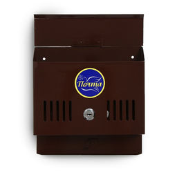 Ящик почтовый с замком, горизонтальный Мини, коричневый - Simaland фото 6