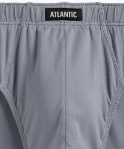 ATLANTIC 5SMP-003 Трусы классика Solid Classic - набор 5 шт. серый + графитовый + черный + изумрудный + эспрессо  фото 6