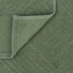 Полотенце махровое "Вологда" 35х60см, гладкокрашенное, 400г/м2, серо-зеленый (Россия)