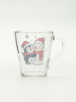 Кружки стеклянные новогодние «Персонажи», набор 2 шт. по 300 мл