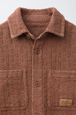 SOBRECAMISA ESTRUCTURA BOLSILLOS / Terracota - Zara фото 3